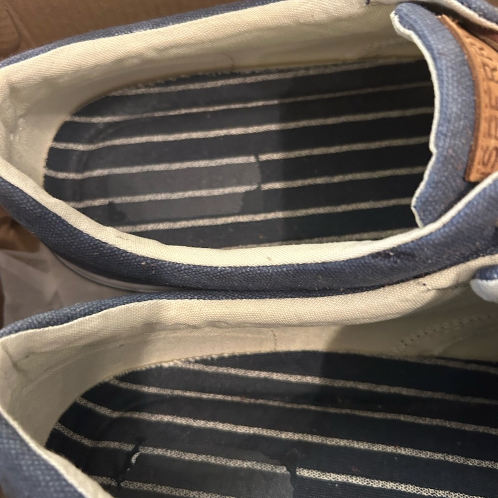 Sperry size 12 Navy good condition